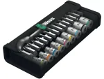 Wera 8100 SA 8 Zyklop Metal Ratchet Set With Switch Lever 1-4 Drive