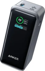 Anker - Power Bank (20000mAh, 200W, 3-Port) - Black