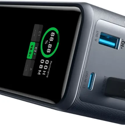 Anker - Power Bank (20000mAh, 200W, 3-Port) - Black