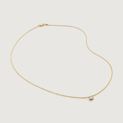 Asscher Diamond Chain Necklace