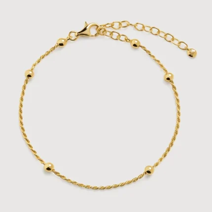 Beaded Rope Chain Bracelet