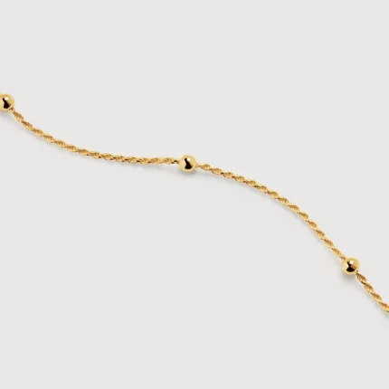 Beaded Rope Chain Bracelet