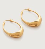 Deia Medium Hoop Earrings