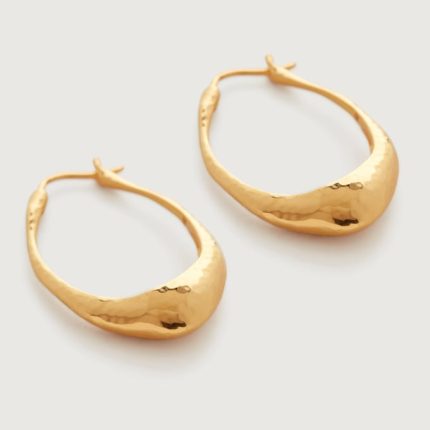 Deia Medium Hoop Earrings