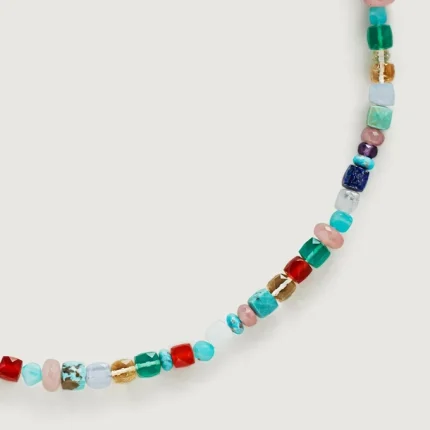 Freedom Multi Gemstone Beaded Necklace