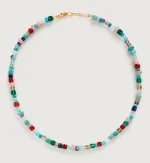 Freedom Multi Gemstone Beaded Necklace