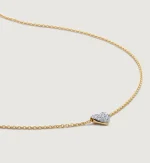 Heart Diamond Chain Necklace