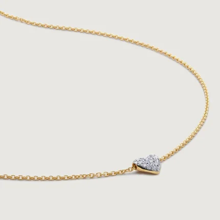 Heart Diamond Chain Necklace