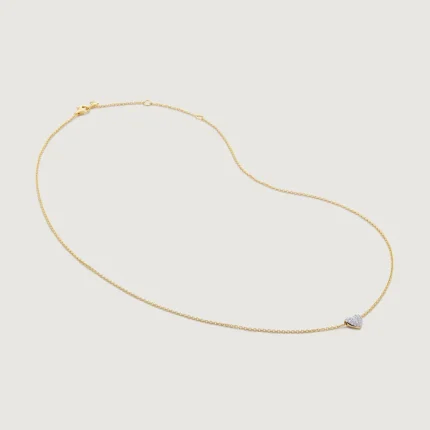 Heart Diamond Chain Necklace