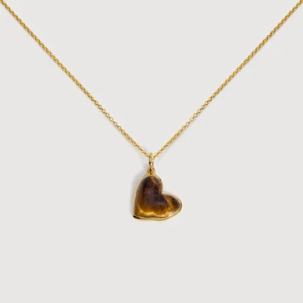 Heart Gemstone Necklace