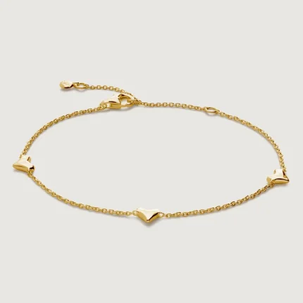 Heart Station Chain Bracelet