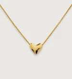 Heart and Beaded Chain Necklace Set