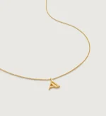 Initial A Chain Necklace