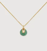 Kate Young Gemstone Pendant Chain Necklace