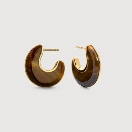 Kate Young Reversible Gemstone Hoops