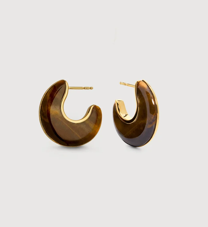 Kate Young Reversible Gemstone Hoops Kate Young Reversible Gemstone Hoops