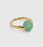 Kate Young Round Gemstone Ring