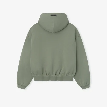 Kids 90's Fleece Hoodie in Moss