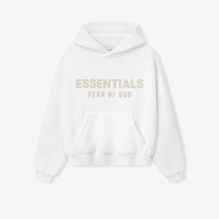 Kids Classic Fleece Hoodie in Cloud White
