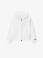 Kids Classic Fleece Zip-Up Hoodie in Cloud White