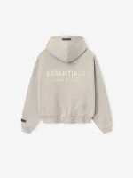 Kids Classic Fleece Zip-Up Hoodie in Heather Stone