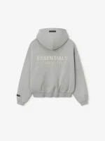 Kids Fleece Hoodie Zip-Up in Concrete Heather