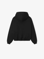 Kids Fleece Hoodie in Jet Black