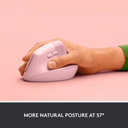 Logitech - Lift Vertical Wireless Optical Ergonomic Mouse