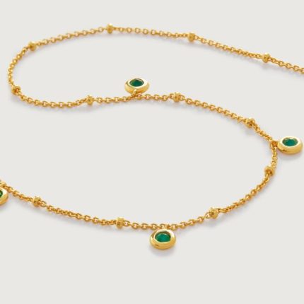 Mini Gemstone Chain Necklace