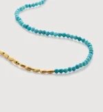 Mini Nugget Gemstone Beaded Necklace
