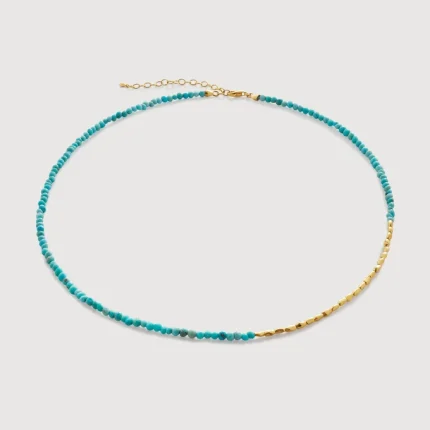 Mini Nugget Gemstone Beaded Necklace