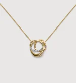 Nura Wrap Pavé Diamond Necklace