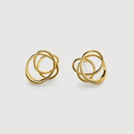 Nura Wrap Stud Earrings