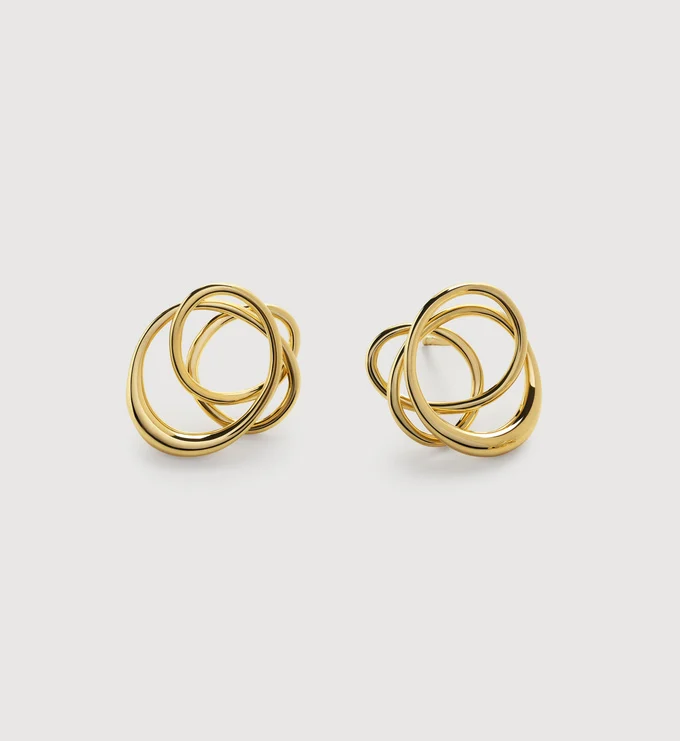 Nura Wrap Stud Earrings Nura Wrap Stud Earrings