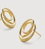 Nura Wrap Stud Earrings