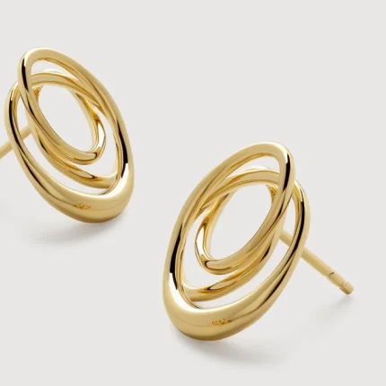 Nura Wrap Stud Earrings