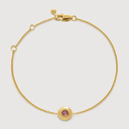 October Birthstone Chain Bracelet