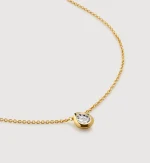 Pear Diamond Chain Necklace