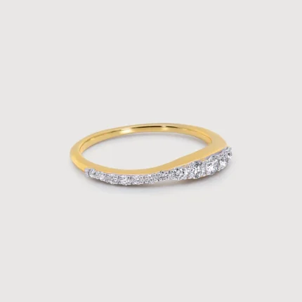 Riva Pavé Diamond Stacking Ring