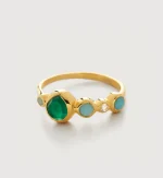 Siren Bezel Multi Gemstone Ring