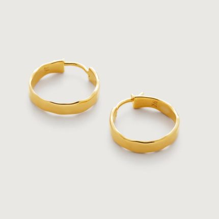 Siren Muse Wave Small Hoop Earrings