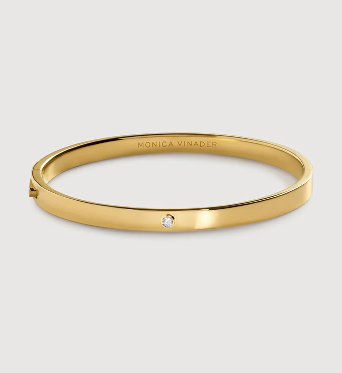 Solitaire Diamond Bangle Solitaire Diamond Bangle