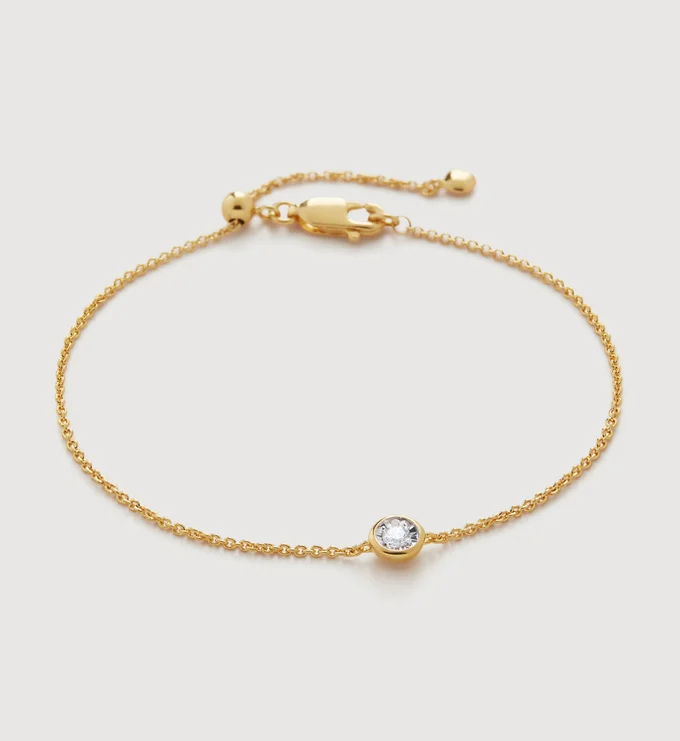 Solitaire Diamond Chain Bracelet Solitaire Diamond Chain Bracelet