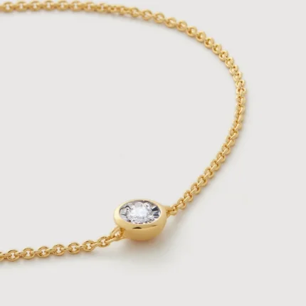 Solitaire Diamond Chain Bracelet