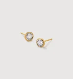 Solitaire Diamond Medium Stud Earrings