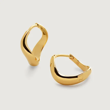 Swirl Small Hoop Earrings