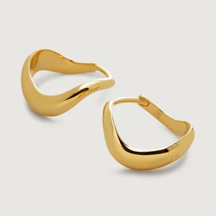 Swirl Small Hoop Earrings