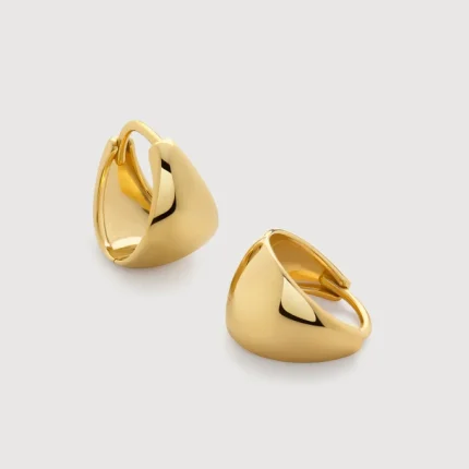 Tapered Huggie Earrings