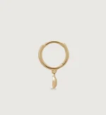 Teardrop Diamond Mini Huggie Earrings