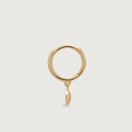 Teardrop Diamond Mini Huggie Earrings